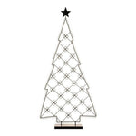 Choinka na zdjęcia z podstawką J-Line – czarna, 110 × 53 × 2 cm