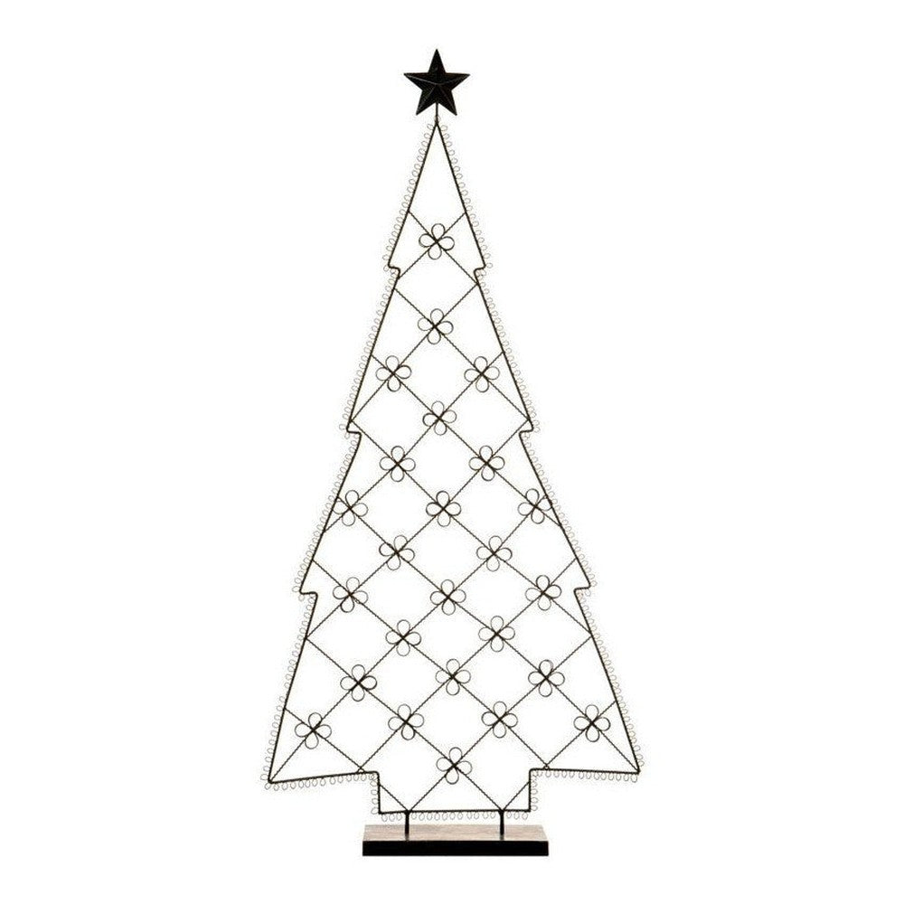 Choinka na zdjęcia z podstawką J-Line – czarna, 110 × 53 × 2 cm