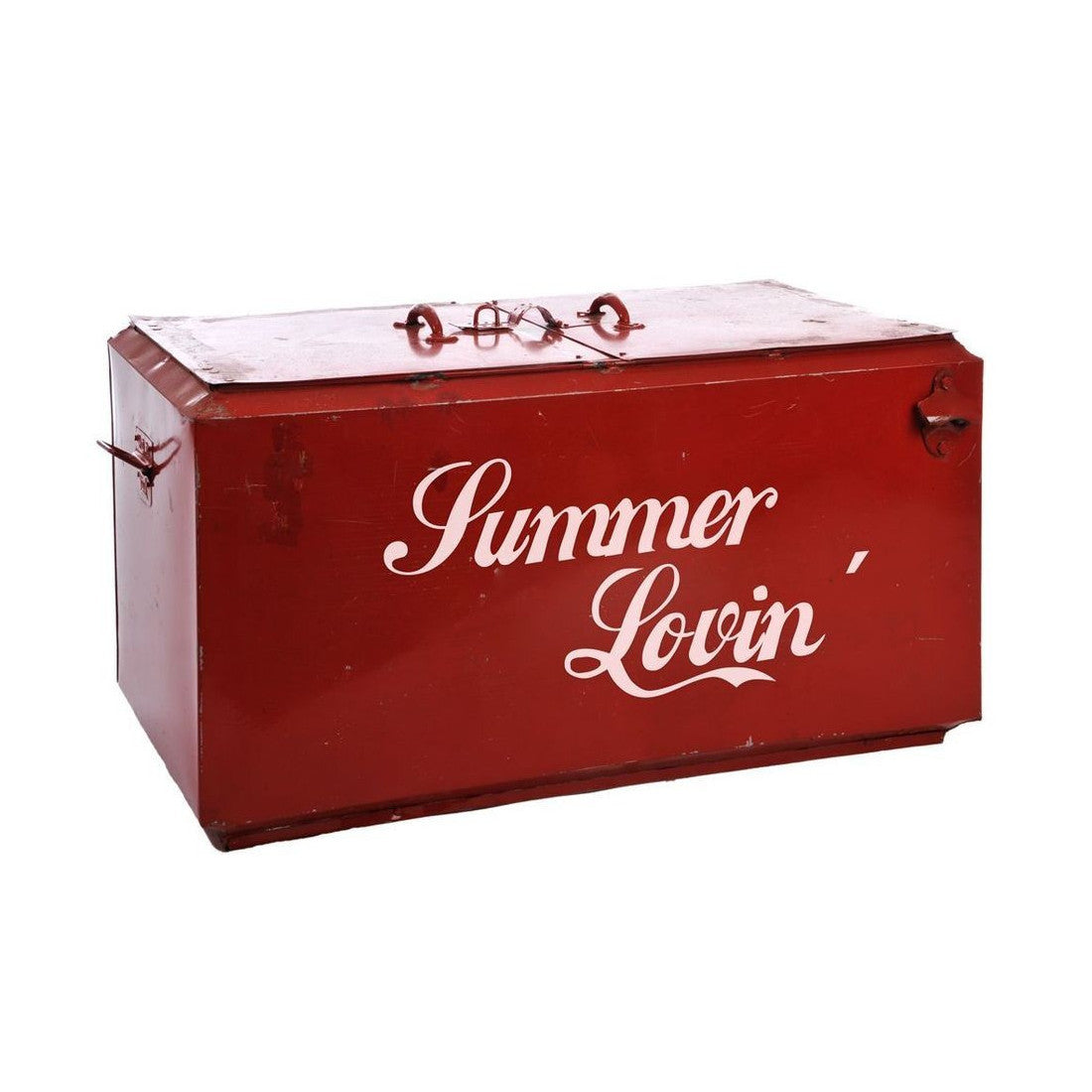 Cooler Retro J-Line – czerwony, „Summer Lovin”, 82 × 45 × 45 cm