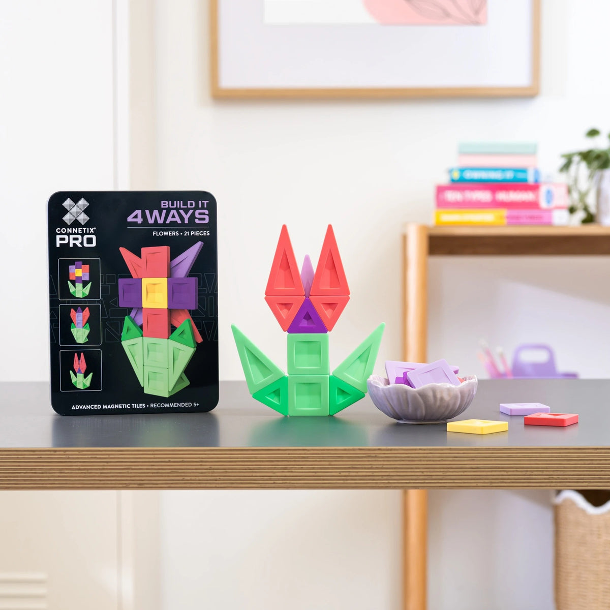 Connetix® Pro Build-It Flower Set 21 elementów