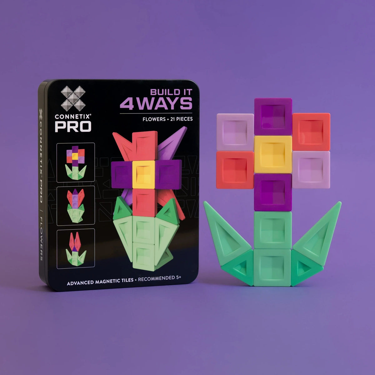 Connetix® Pro Build-It Flower Set 21 elementów