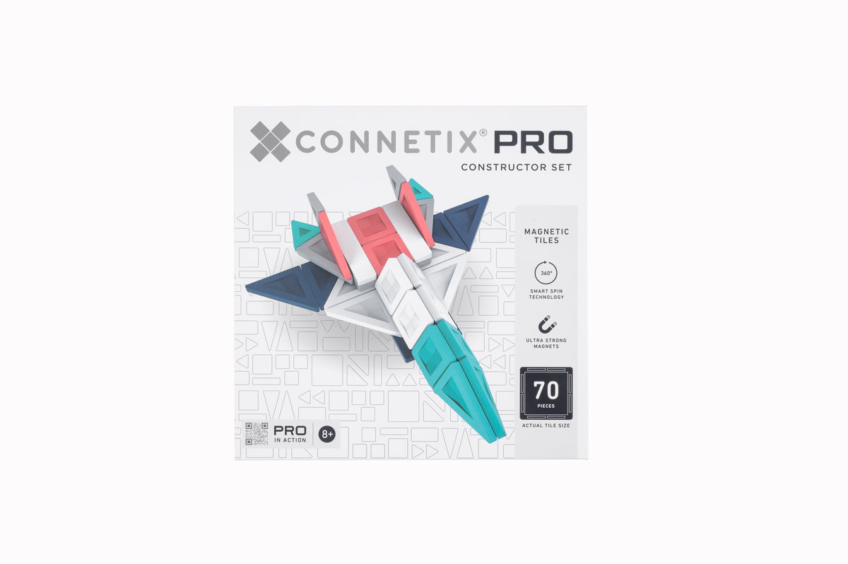 Connetix® klocki magnetyczne PRO Constructor Set – 70 el.