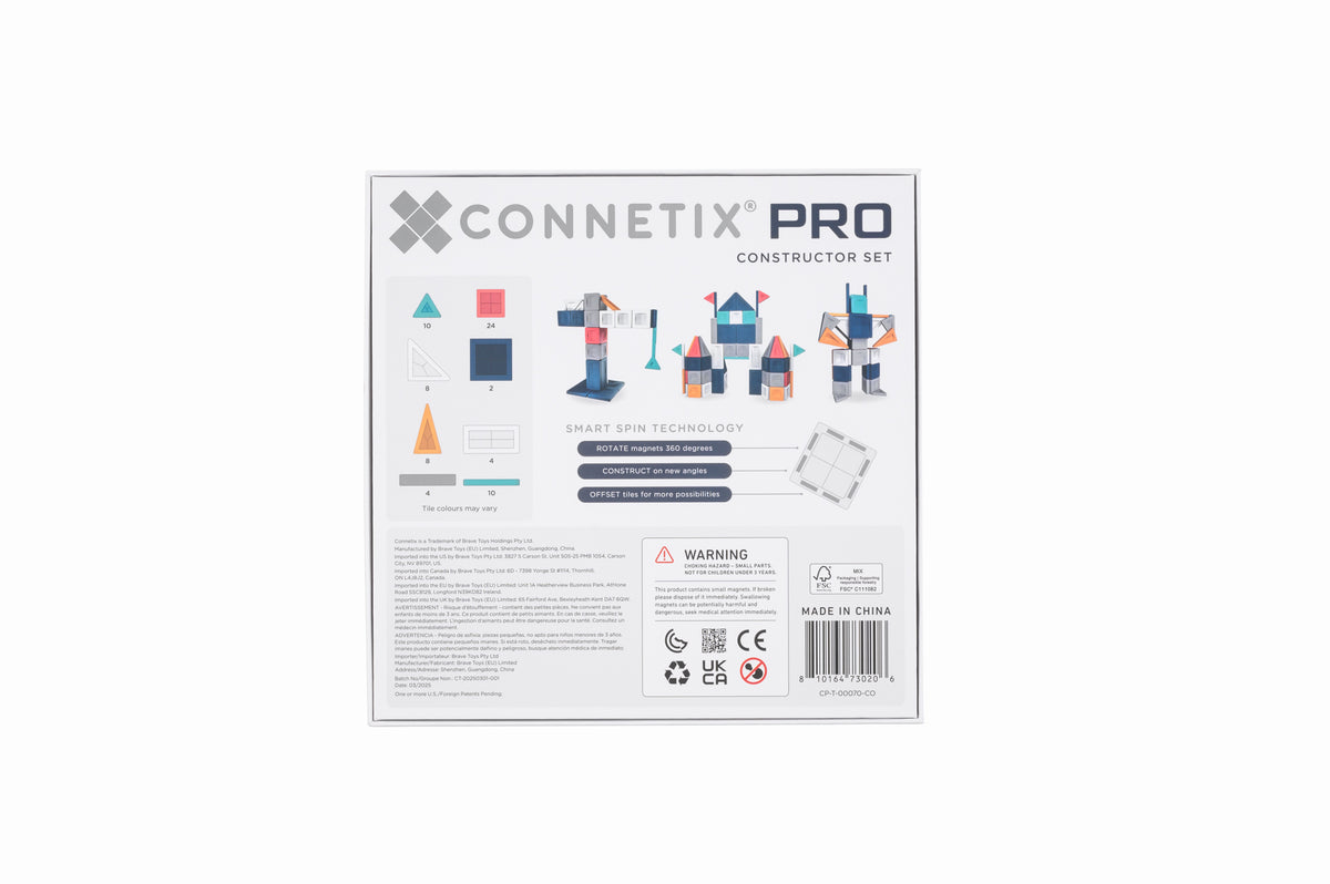 Connetix® klocki magnetyczne PRO Constructor Set – 70 el. – zdjęcie 2