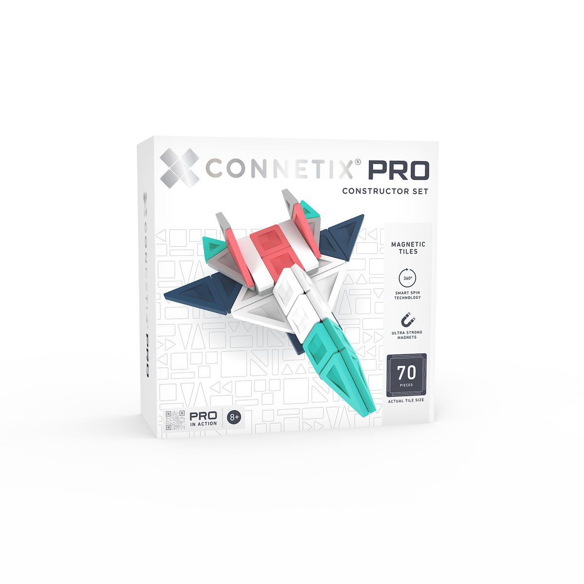 Connetix® klocki magnetyczne PRO Constructor Set – 70 el. – zdjęcie 6