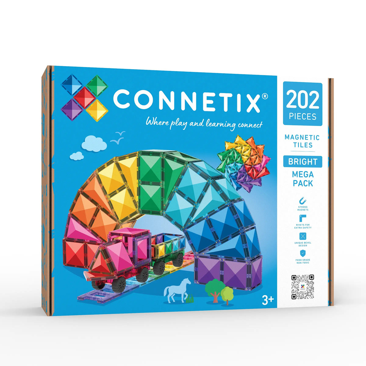 Connetix® Bright Mega Pack 202 elementy