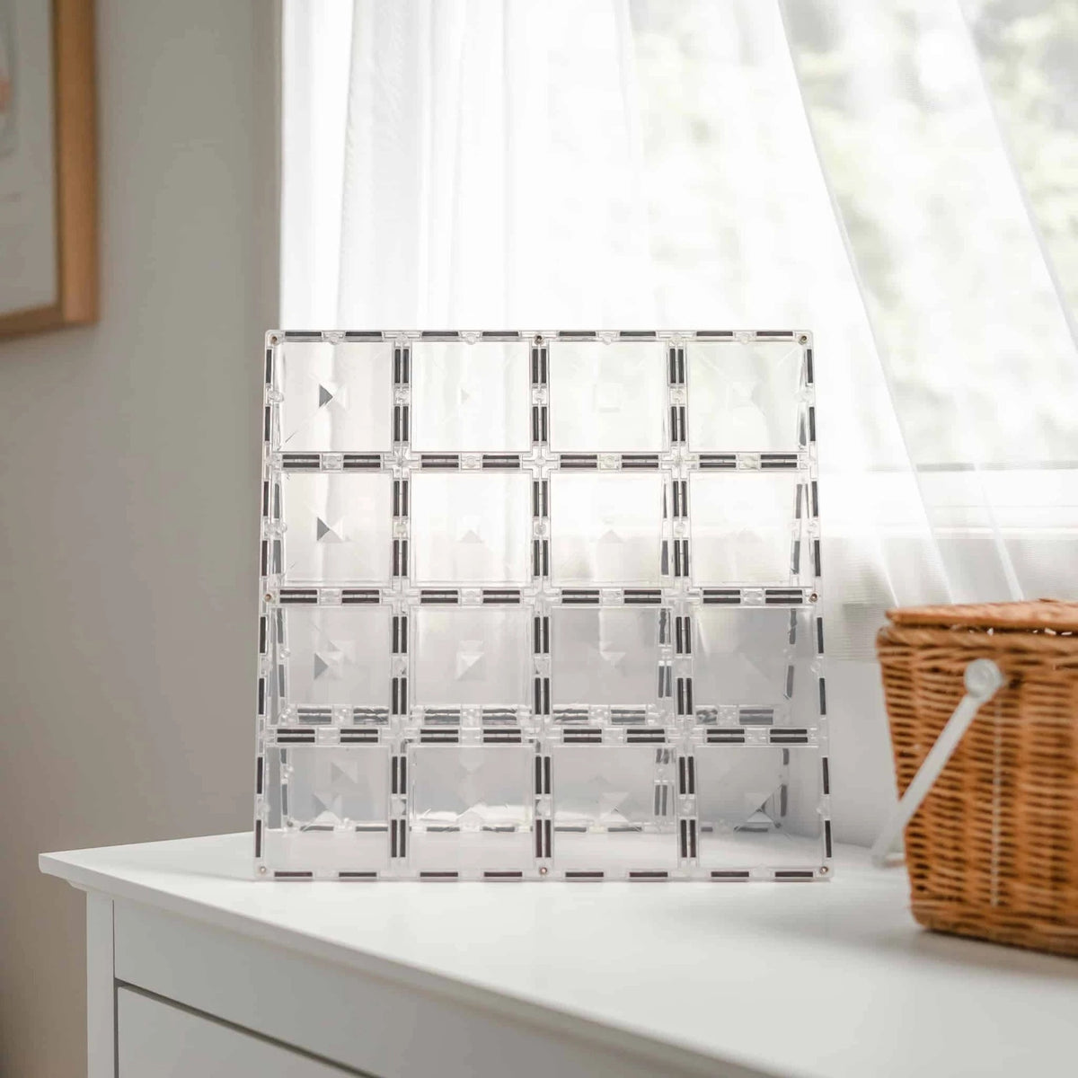 Connetix® Clear Base Plate Pack 2 elementy