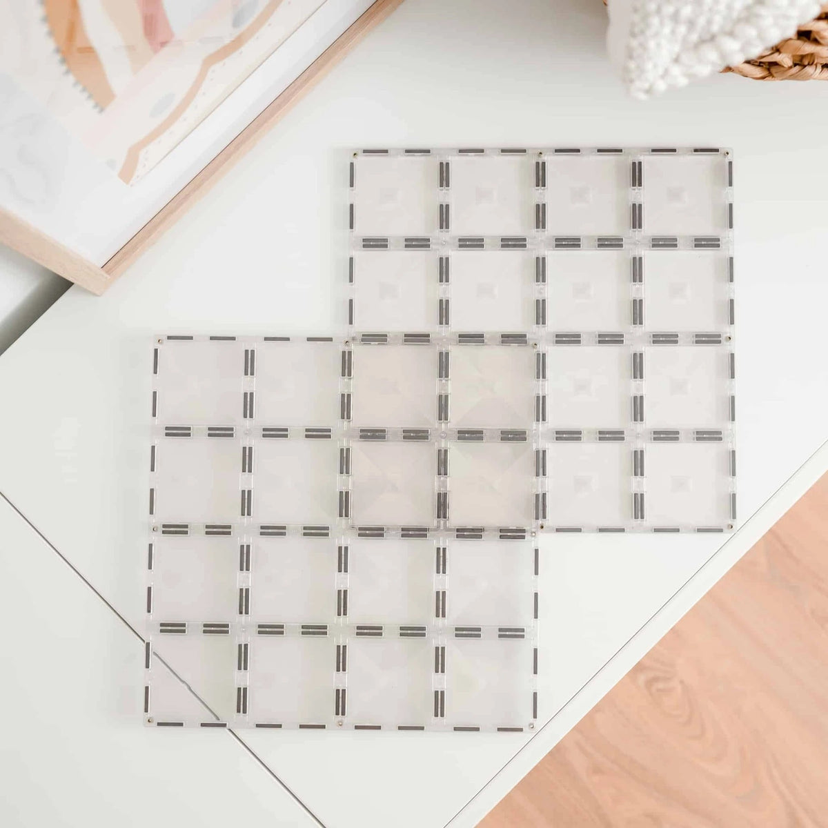 Connetix® Clear Base Plate Pack 2 elementy