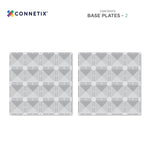 Connetix® Clear Base Plate Pack 2 elementy