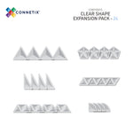 Connetix® klocki magnetyczne Clear Shape Expansion Pack – 24 el. – zdjęcie 2