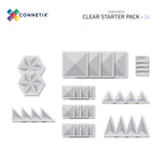 Connetix® klocki magnetyczne Clear Starter Pack – 34 el. – zdjęcie 3
