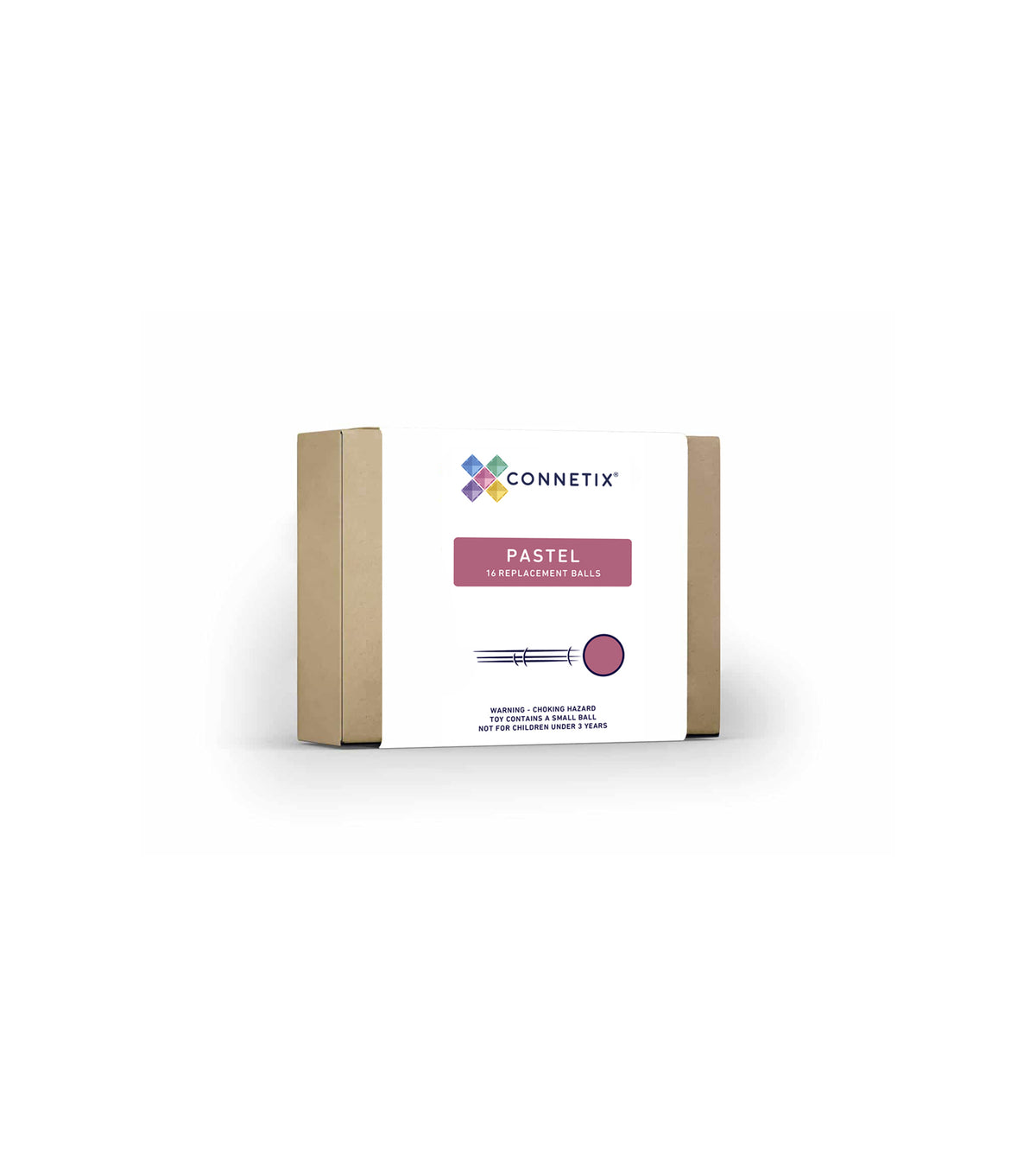 Connetix® kulki do kulodromu Pastel Ball Pack – 16 el.