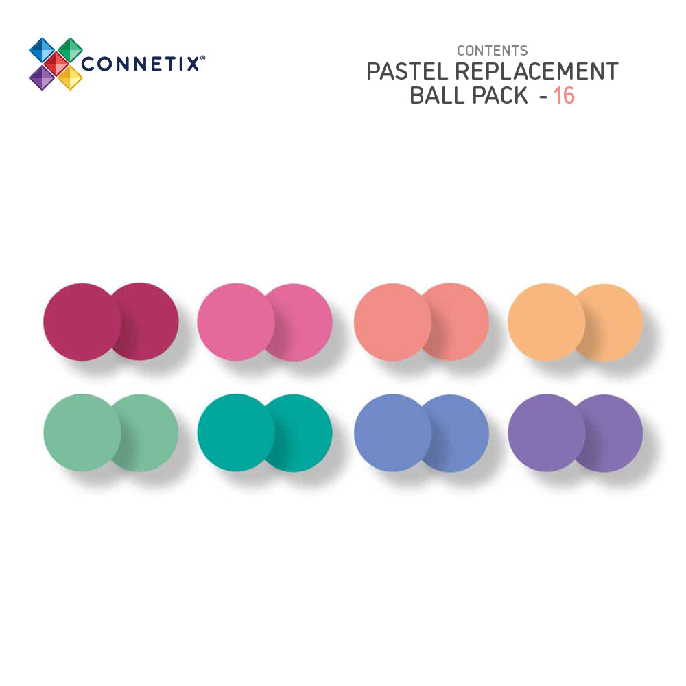 Connetix® kulki do kulodromu Pastel Ball Pack – 16 el. – zdjęcie 3