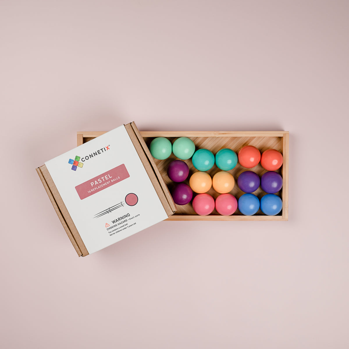 Connetix® kulki do kulodromu Pastel Ball Pack – 16 el. – zdjęcie 4