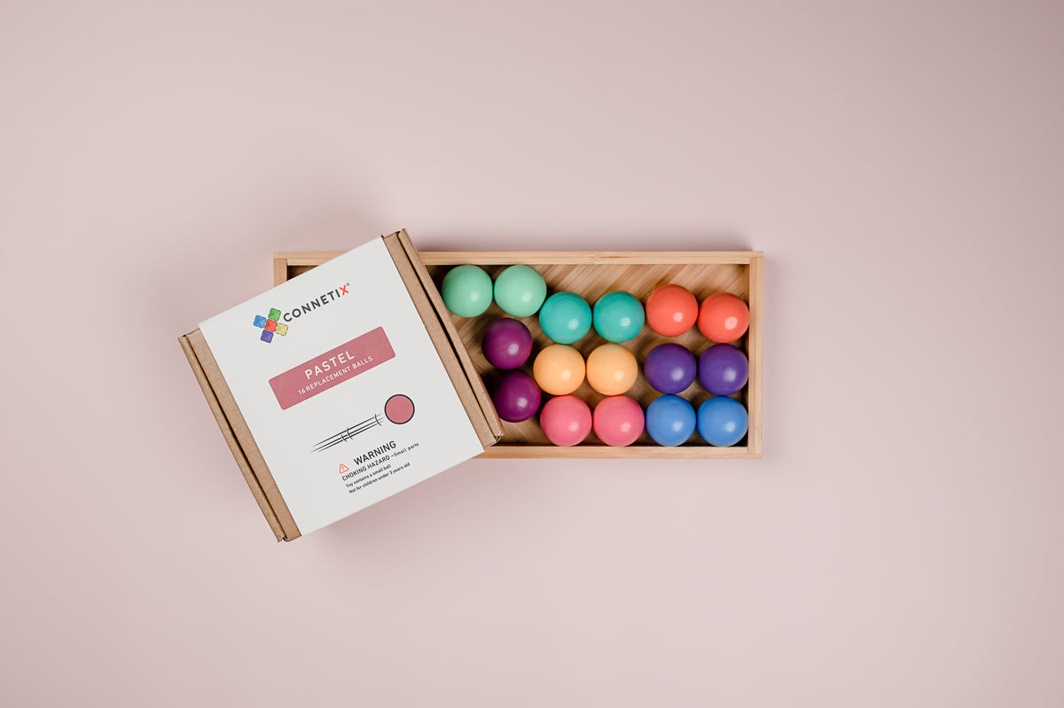 Connetix® kulki do kulodromu Pastel Ball Pack – 16 el. – zdjęcie 5