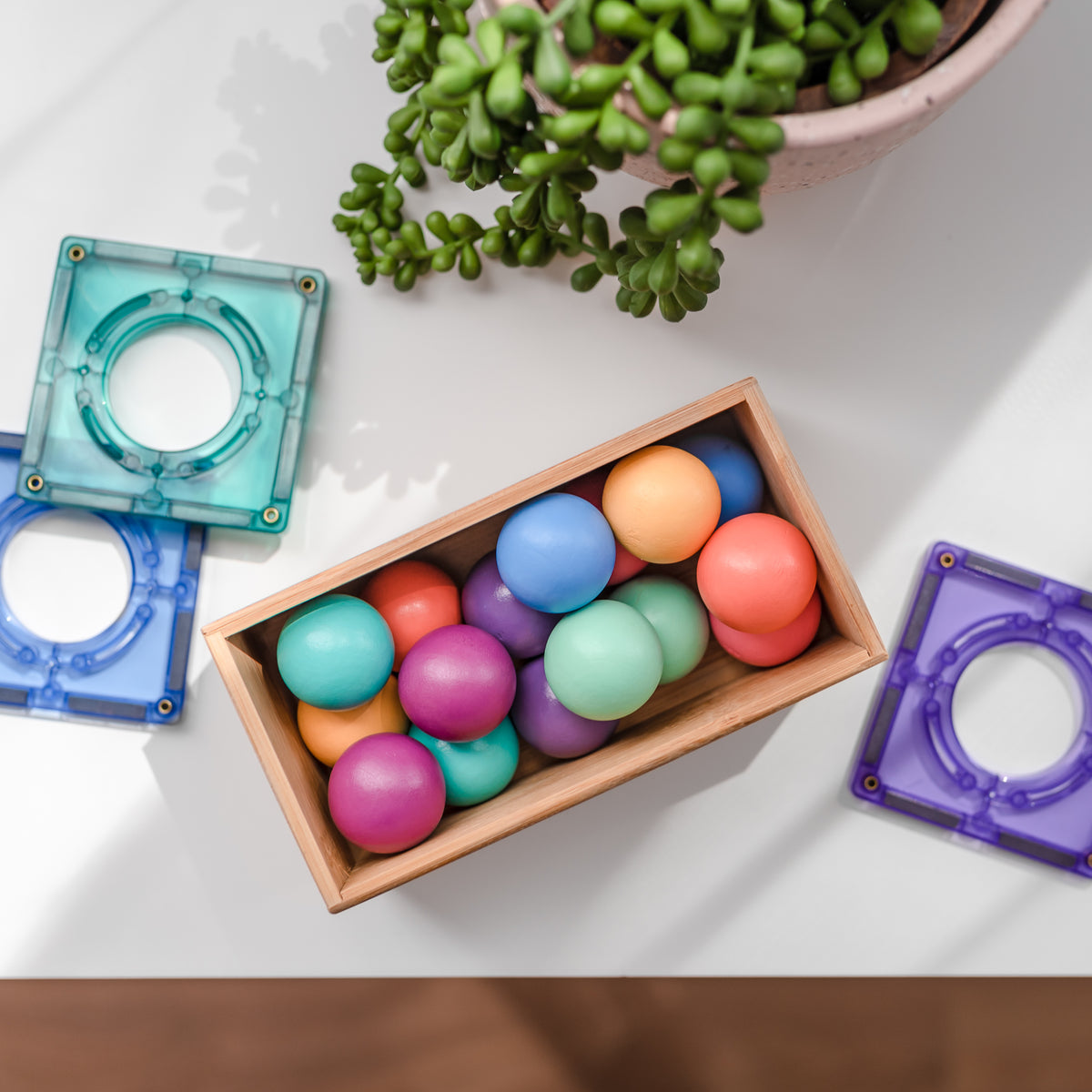 Connetix® kulki do kulodromu Pastel Ball Pack – 16 el. – zdjęcie 7