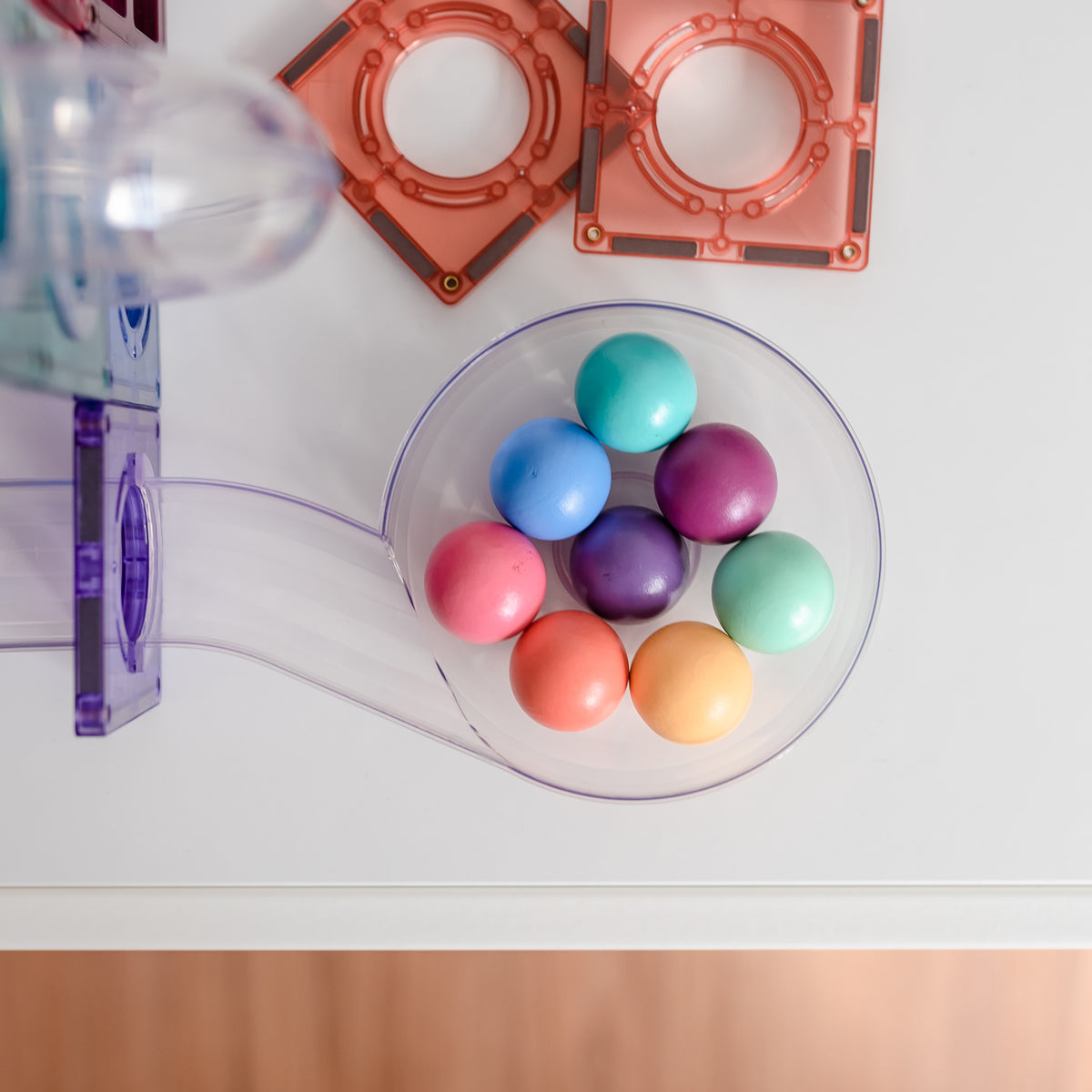 Connetix® kulki do kulodromu Pastel Ball Pack – 16 el. – zdjęcie 9