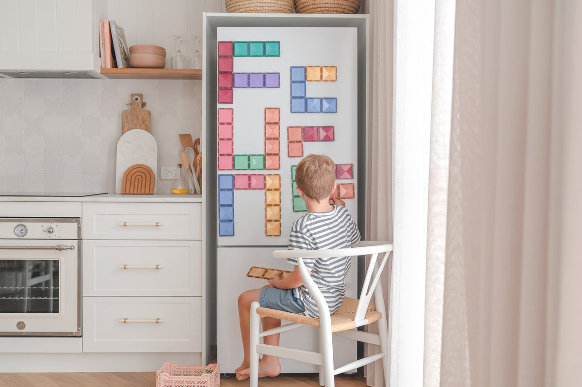 Connetix® klocki magnetyczne Pastel Rectangle Pack – 24 el. – zdjęcie 6