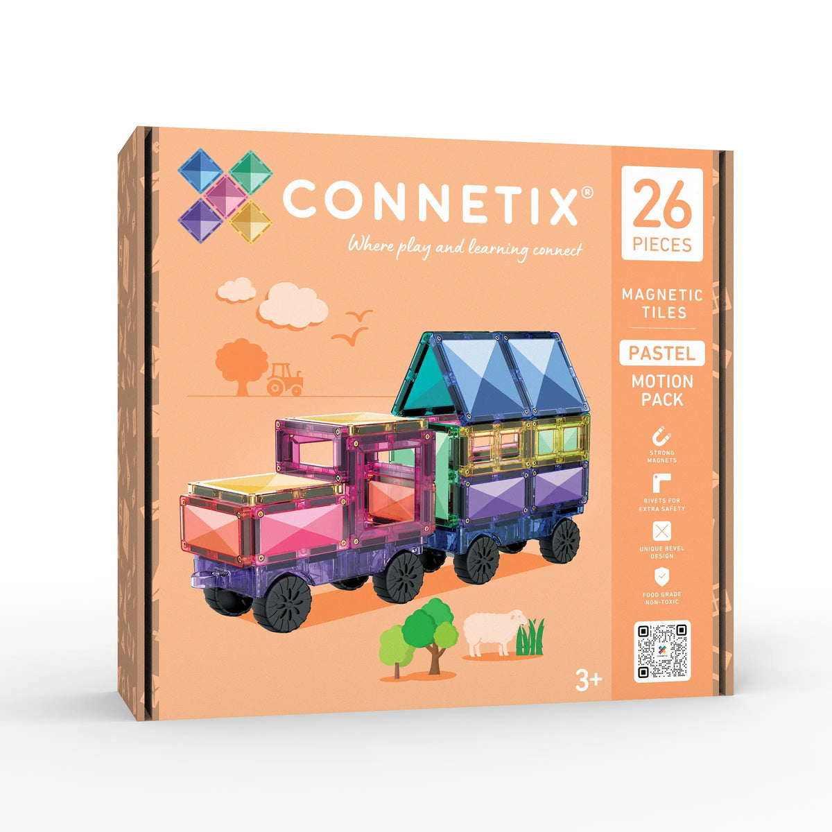 Connetix® Pastel Motion Pack 26 elementów