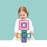 Connetix® klocki magnetyczne okna i ramy Pastel Portal Pack – 48 el. – zdjęcie 3