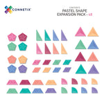 Connetix® klocki magnetyczne Pastel Shape Expansion Pack – 48 el. – zdjęcie 2