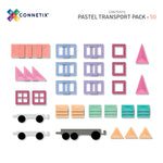 Connetix® klocki magnetyczne pojazdy Pastel Transport Pack – 50 el. – zdjęcie 3