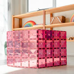 Connetix® klocki magnetyczne Pastel Pink & Berry Base Plate – 2 płyty bazowe – zdjęcie 4