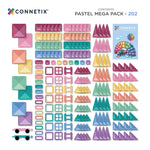 Connetix® klocki magnetyczne Pastel Mega Pack – 202 el. – zdjęcie 2