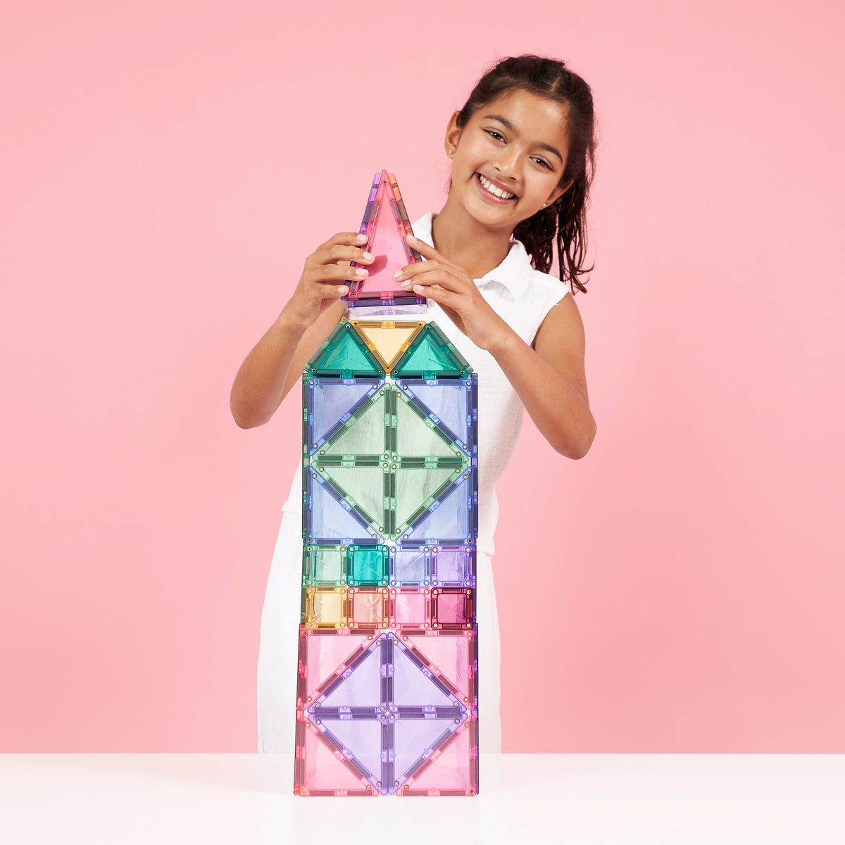 Connetix® klocki magnetyczne Pastel Mega Pack – 202 el. – zdjęcie 4