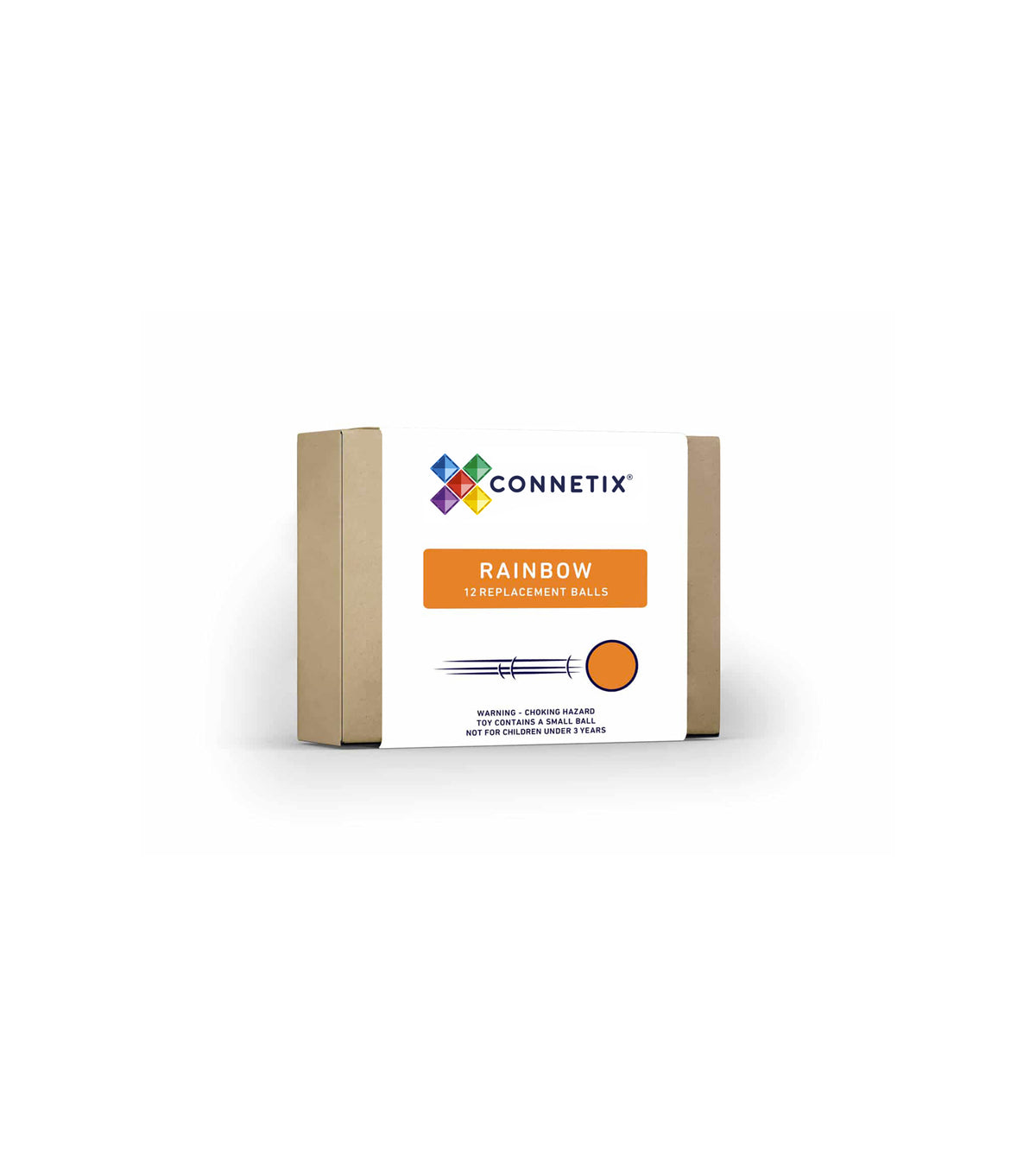 Connetix® kulki do kulodromu Rainbow Ball Pack – 12 el.