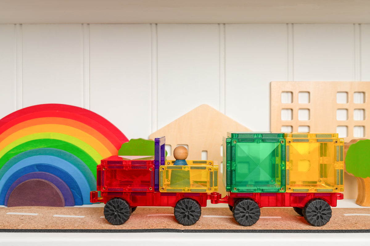 Connetix® klocki magnetyczne pojazdy Rainbow Motion Pack – 24 el. – zdjęcie 8
