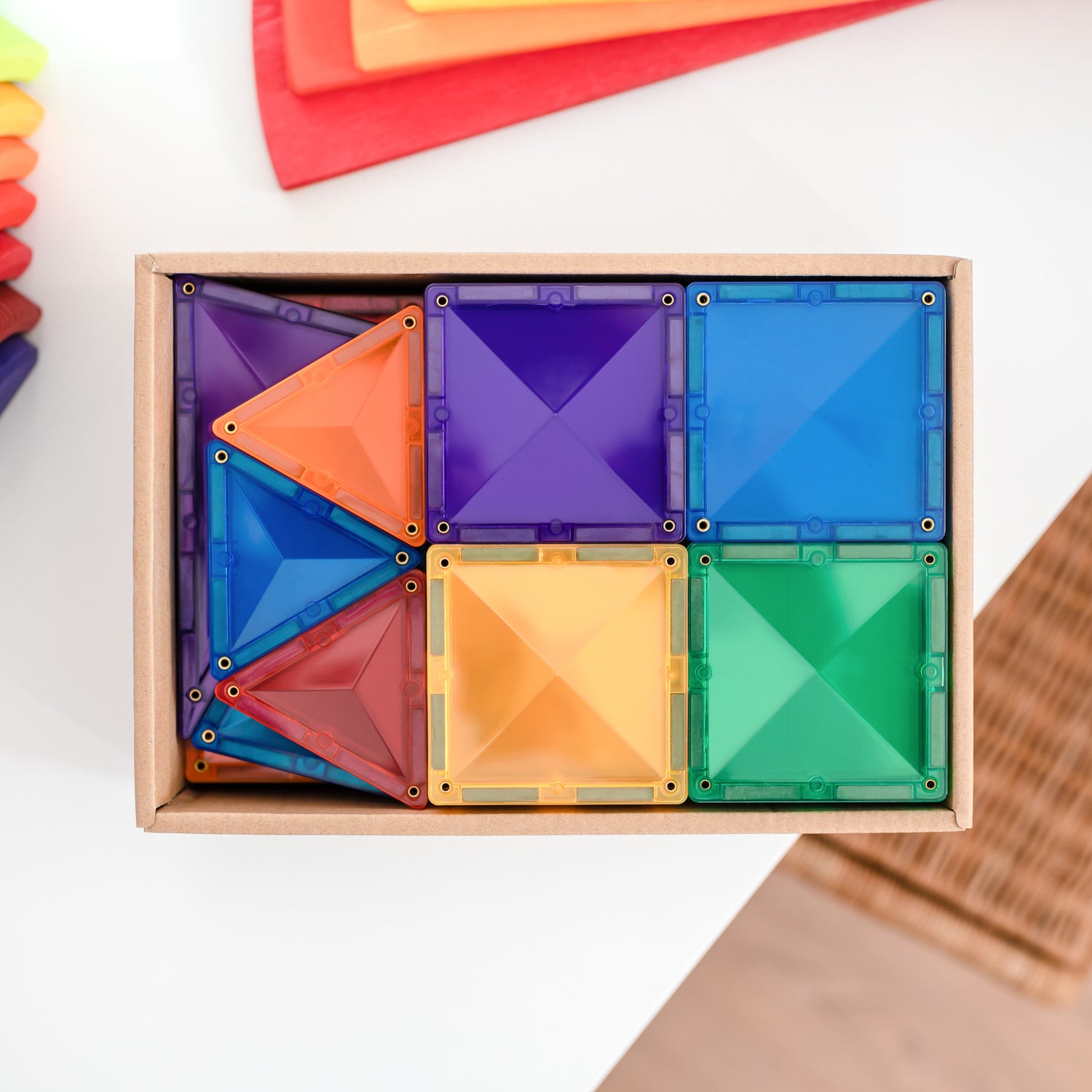 Connetix® klocki magnetyczne Rainbow Starter Pack – 60 el.