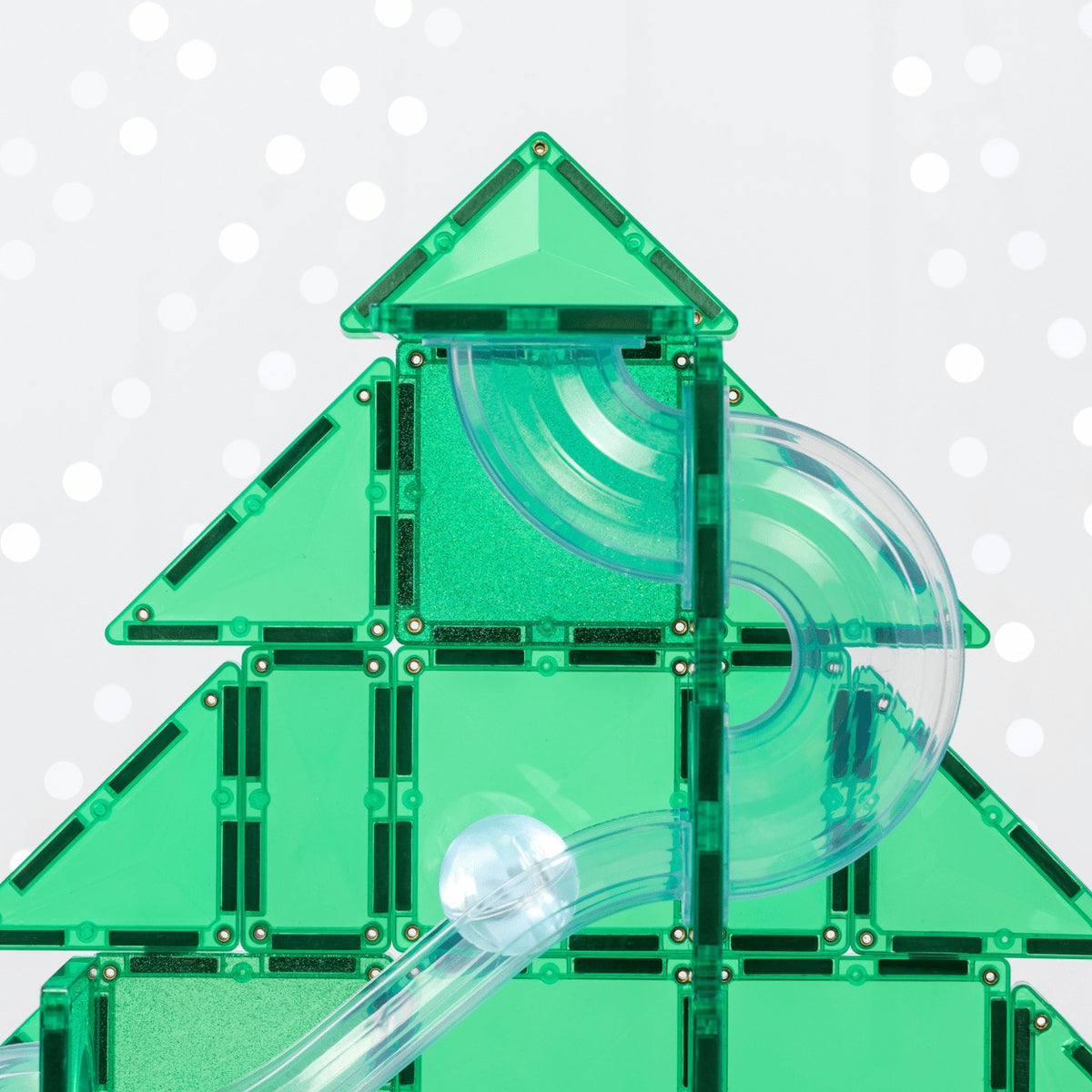 Connetix® Special Edition Christmas Tree Ball Run 71 elementów