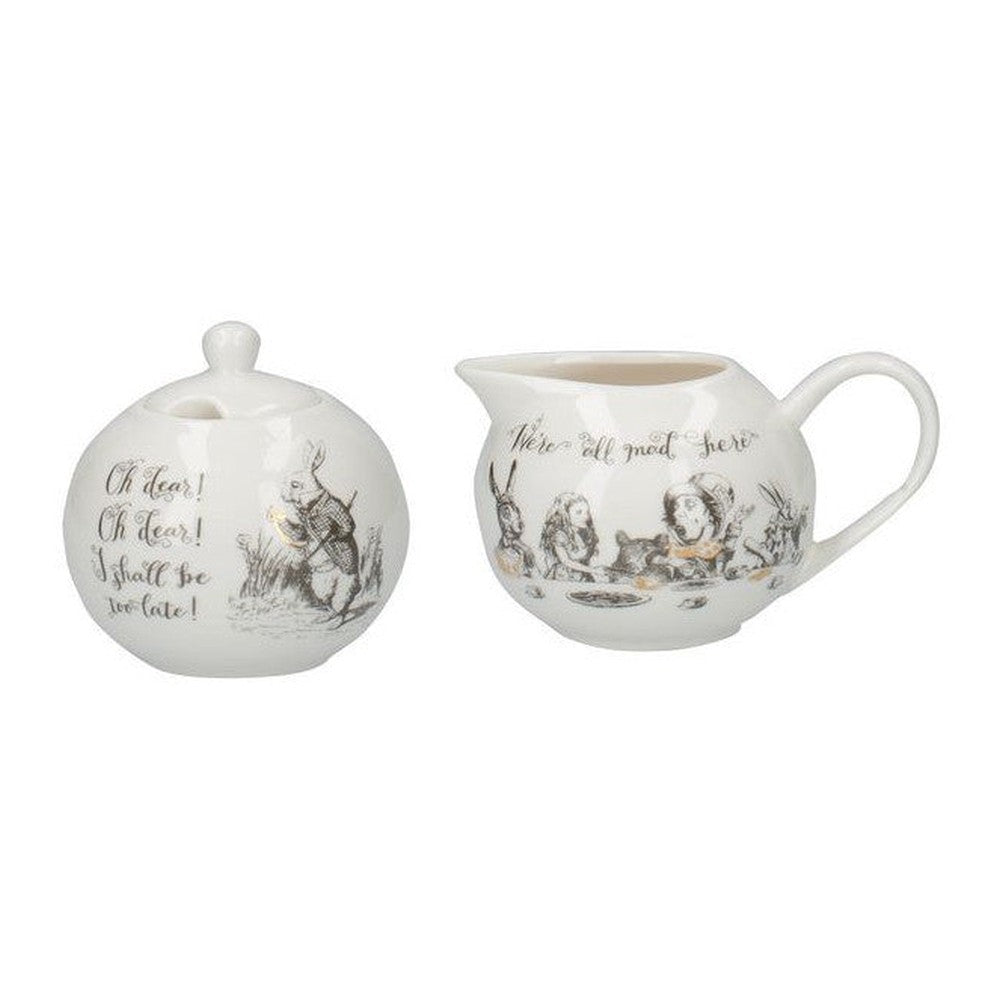 Cukiernica i mlecznik Alicja w Krainie Czarów Kitchen Craft – ze złotymi detalami