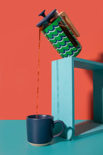 Zaparzacz do kawy French Press Pisa La Cafetière – Cyan Tides, 8 filiżanek – aranżacja