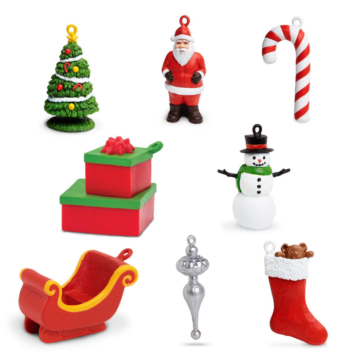 Figurki w tubie Safari Ltd – Boże Narodzenie, 8 szt. – zdjęcie 2