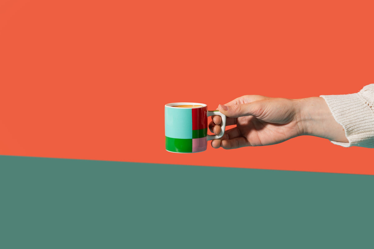 Filiżanka do espresso Green Utopian Lines La Cafetière – 120 ml – aranżacja