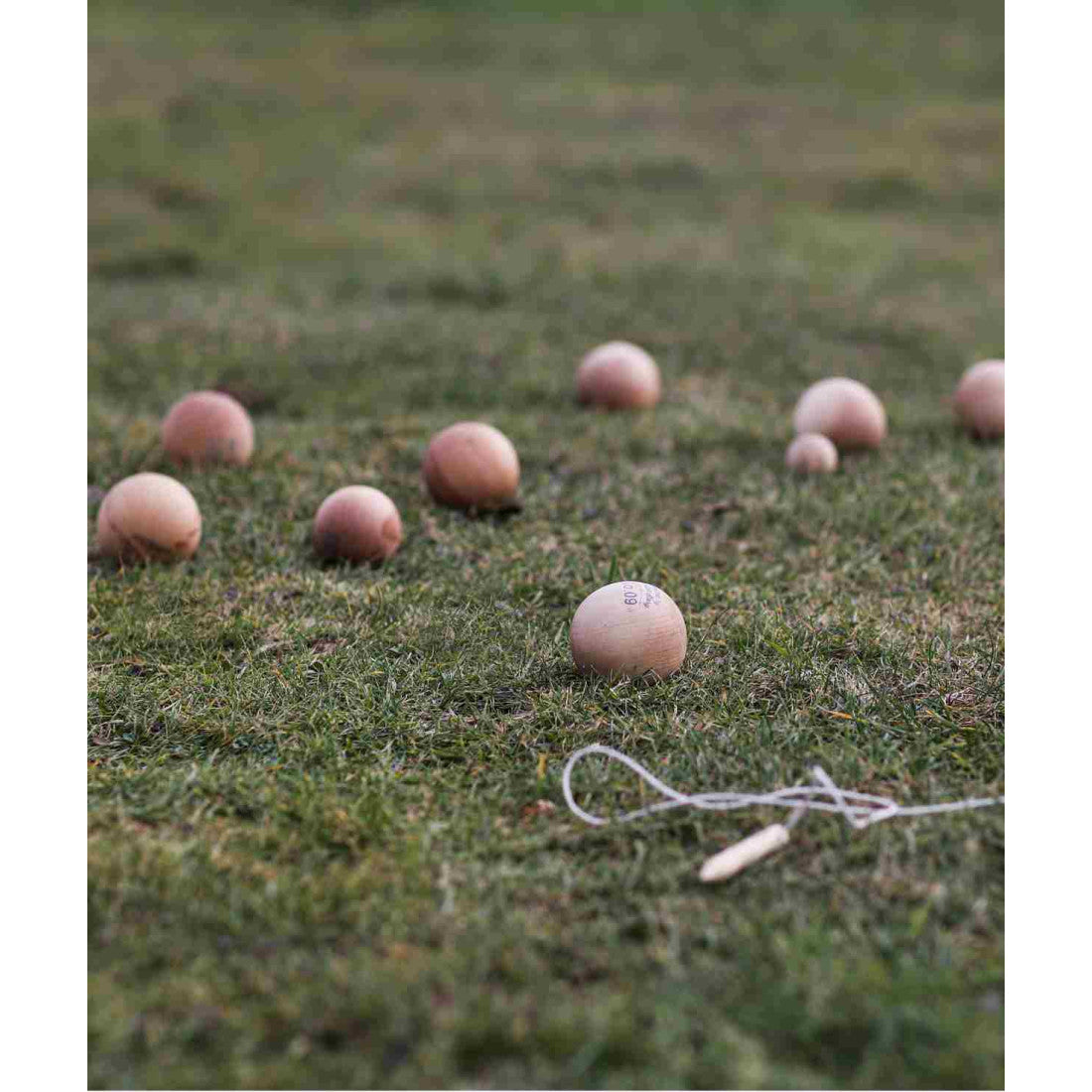 Drewniana gra Boule Wooden Story – 8 kul i kulka cella – zdjęcie 2