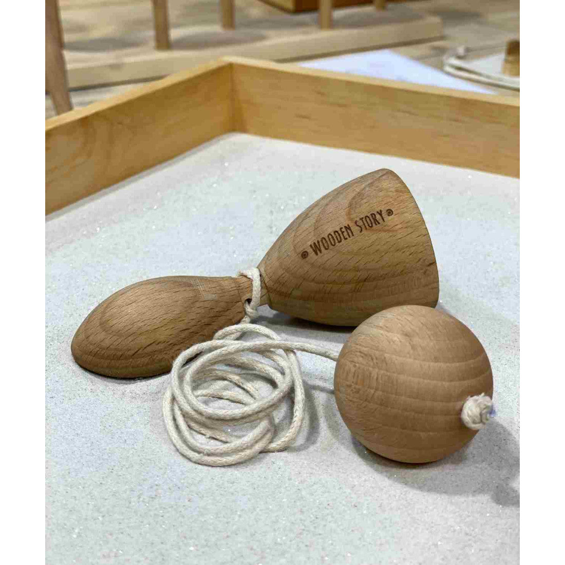 Drewniana gra Huśtaj i Łap Wooden Story – zdjęcie 4