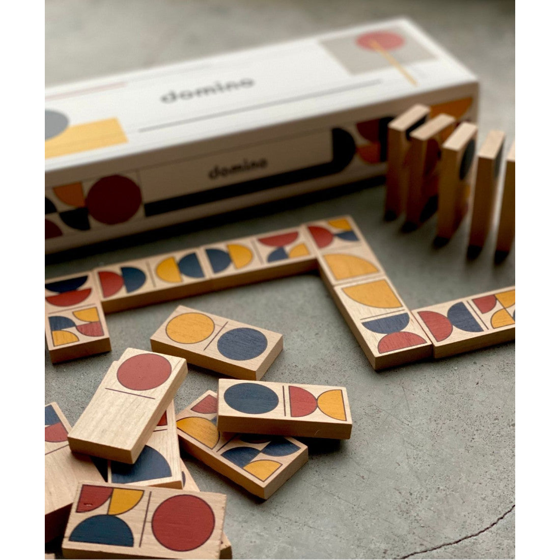 Drewniana gra Modern Domino Wooden Story – zdjęcie 4