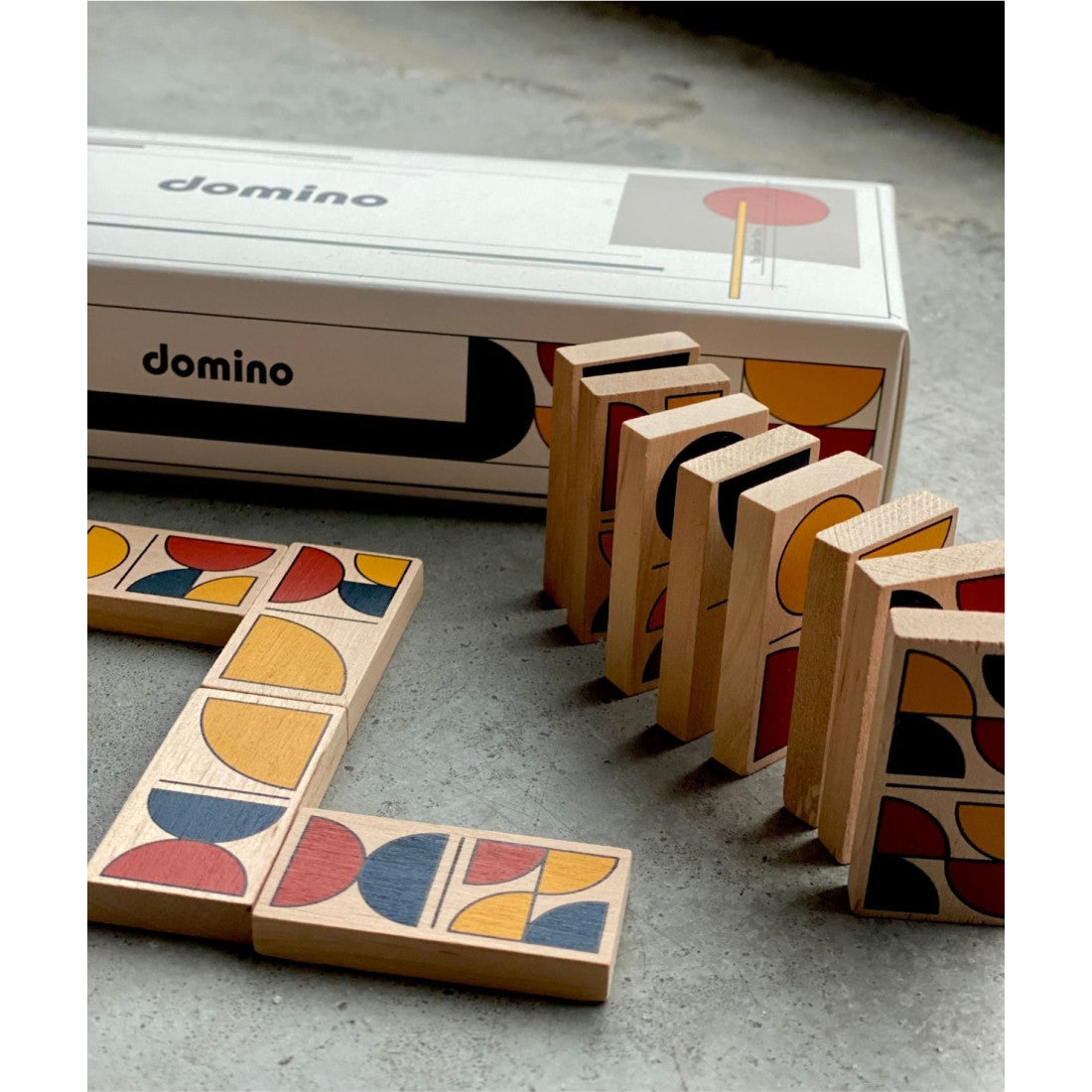 Drewniana gra Modern Domino Wooden Story – zdjęcie 5