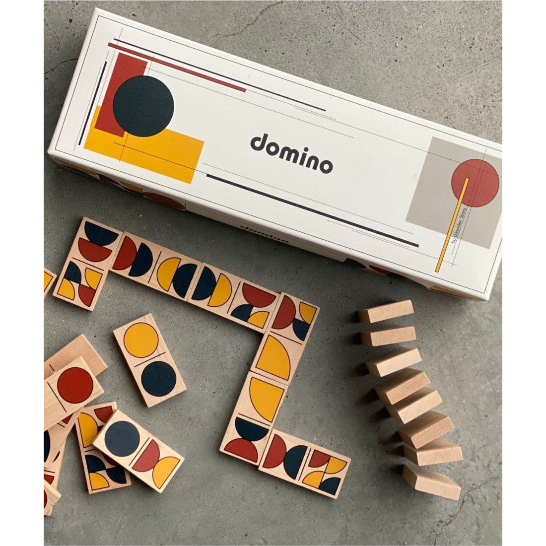 Drewniana gra Modern Domino Wooden Story – zdjęcie 6