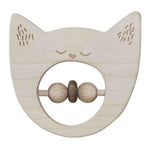 Drewniana grzechotka Kot Wooden Story