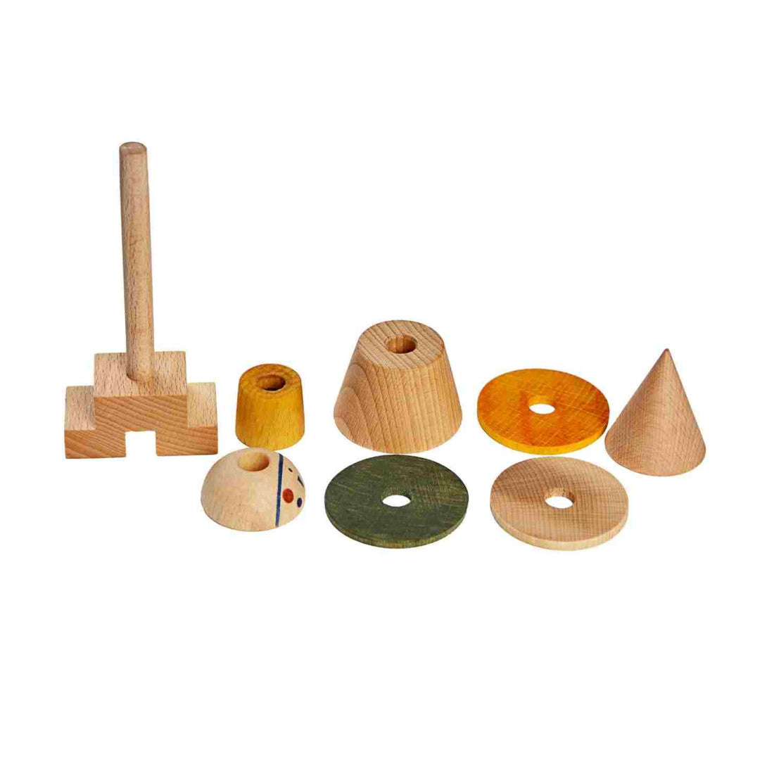 Drewniana układanka LALA Stick Fig No.01 Wooden Story – kolorowa – zdjęcie 3