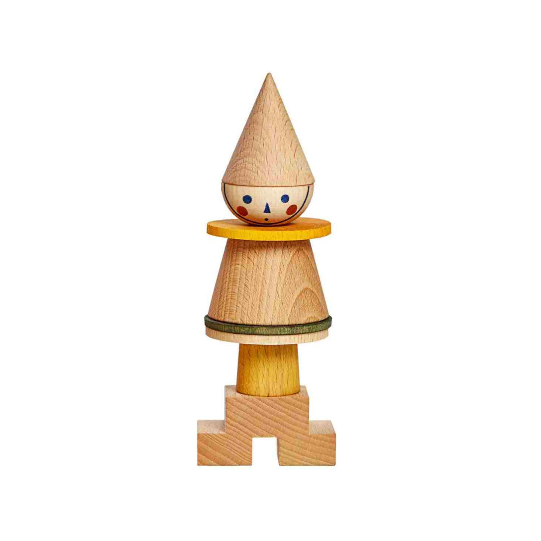 Drewniana układanka LALA Stick Fig No.01 Wooden Story – kolorowa