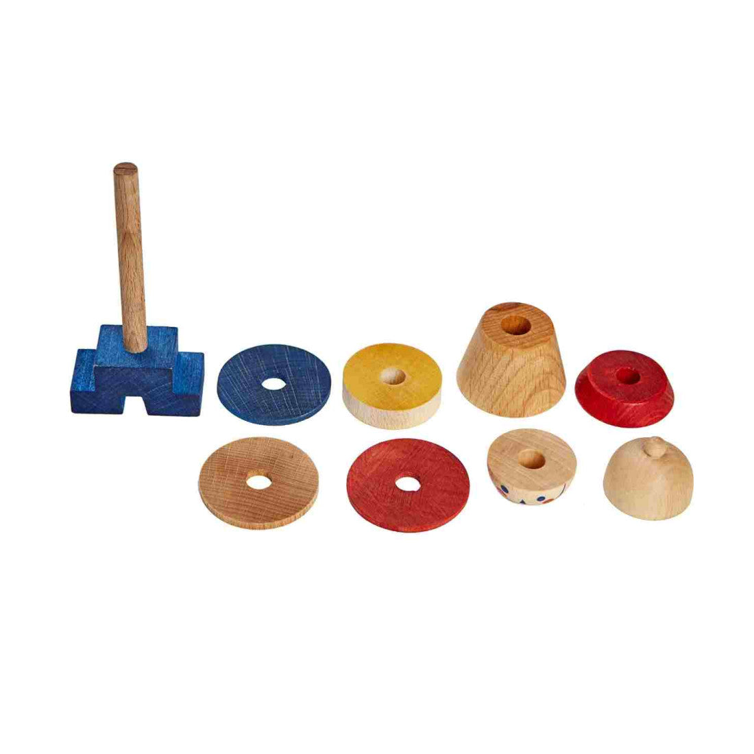 Drewniana układanka LALA Stick Fig No.02 Wooden Story – kolorowa – zdjęcie 3
