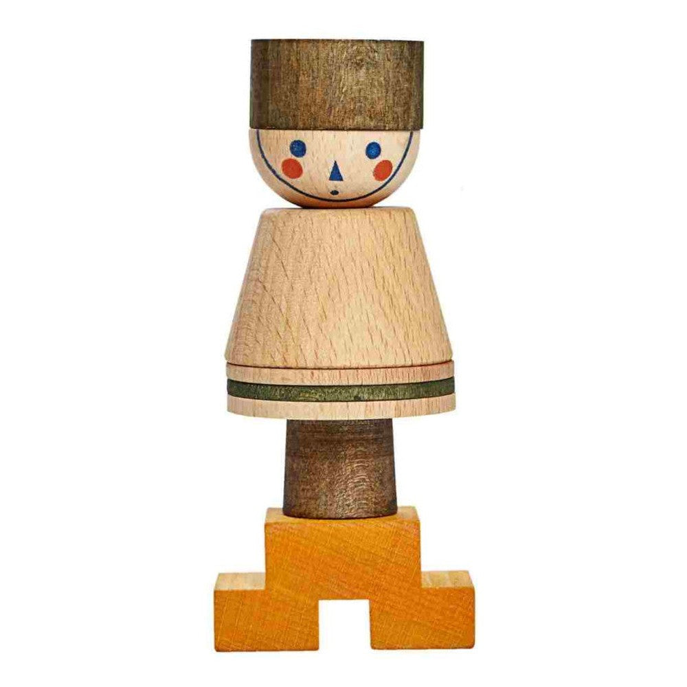 Drewniana układanka LALA Stick Fig No.03 Wooden Story – kolorowa