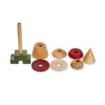 Drewniana układanka LALA Stick Fig No.04 Wooden Story – kolorowa – zdjęcie 3