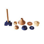 Drewniana układanka LALA Stick Fig No.05 Wooden Story – kolorowa – zdjęcie 3