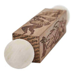 Drewniana układanka obracanka Commedia Dell'Arte Wooden Story – naturalna – zdjęcie 2
