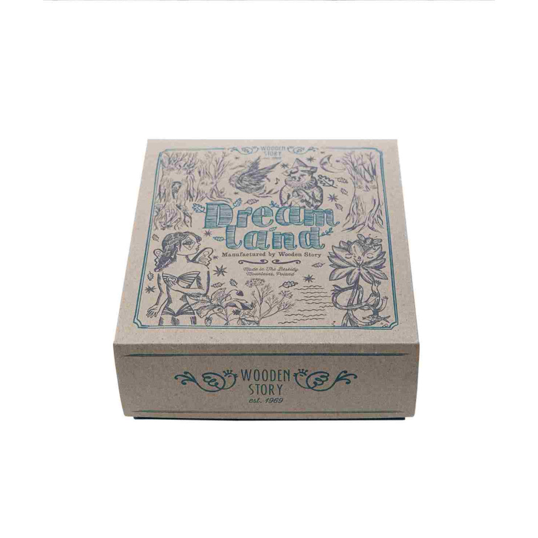 Drewniana układanka obracanka Dreamland Wooden Story – naturalna – zdjęcie 4